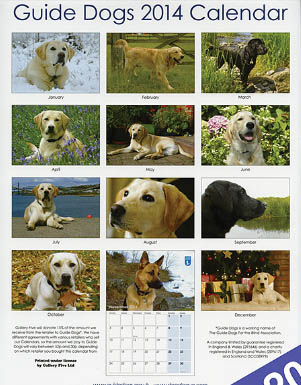 DOG and PUPPY GUIDE CALENDARS