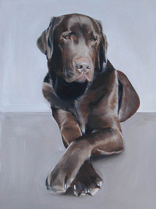 Dog & Puppy drawing by B, art, portraits, renaissance