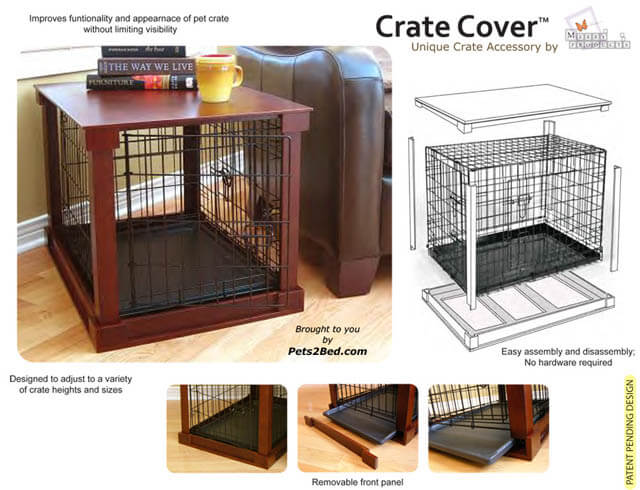 BUILD DOG CRATE COVER - HOMEMADE, DIY