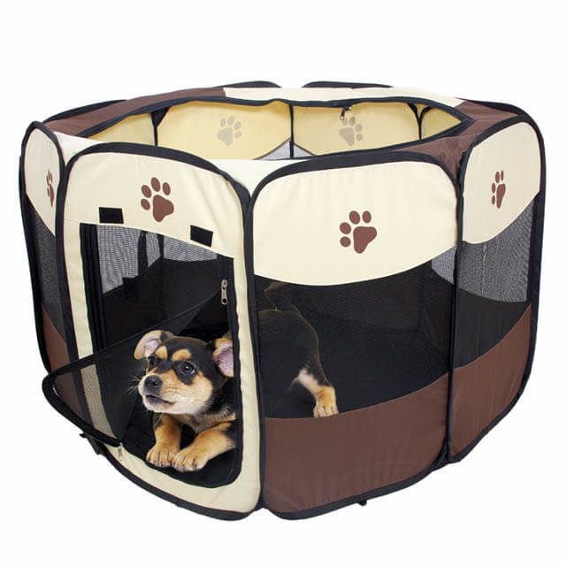 SOFT-SIDED COLLAPSABLE DOG & PUPPY CRATES