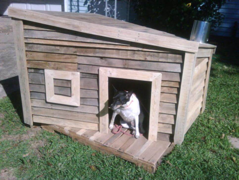 Recycled Shipping-Pallet Home - CREATIVE DESIGNER DOG & PUPPY HOUSES, KENNELS