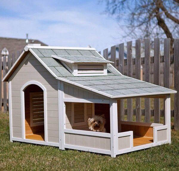 Custom Outdoor Doghouse - BEST OUTDOOR DOG & PUPPY HOUSES, KENNELS, CAGES, CRATES, IGLOOS, HOMEMADE AND DIY DOGHOUSES