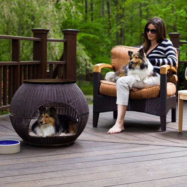 Stylish Outdoor Doghouse - BEST OUTDOOR DOG & PUPPY HOUSES, KENNELS, CAGES, CRATES, IGLOOS, HOMEMADE AND DIY DOGHOUSES
