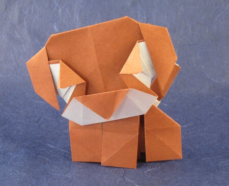 Pug by Seo Won Seon (Redpaper) (Press to Buy online this Origami Dog Template)