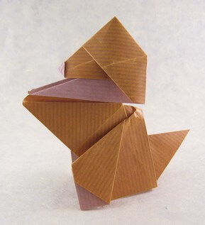 Puppy by Roman Diaz (Press to Buy online this Origami Dog Template)