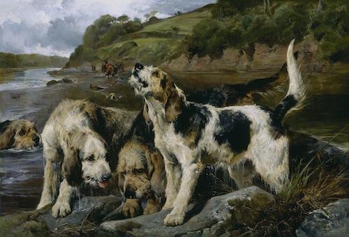 This image (c) by John Sargent Noble, Otter Hunting (