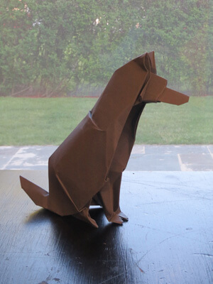 Origami Dogs, Origami Puppies, How to fold make Dog Origami