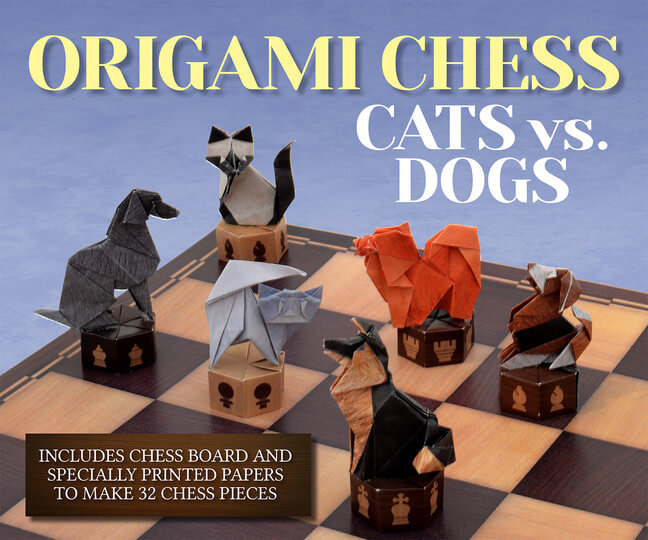 Dog Origami Chess Game Kit