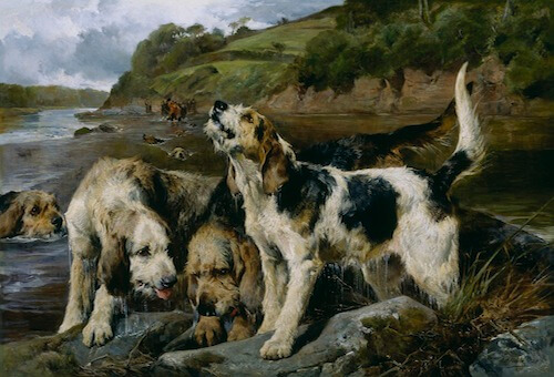 This Image is (c) John Sargent Noble, Otter Hunting (