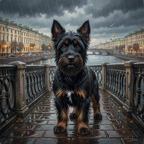 DIGITAL DOG ART AI GENERATED GALLERY