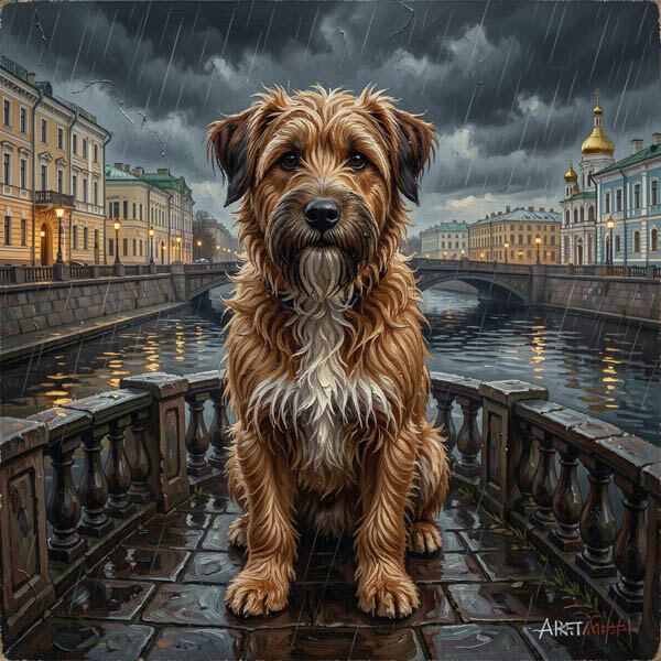 DIGITAL DOG ART AI GENERATED GALLERY