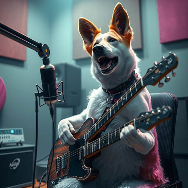 DIGITAL DOG ART AI GENERATED GALLERY
