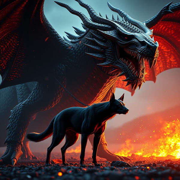 DIGITAL DOG ART AI GENERATED GALLERY