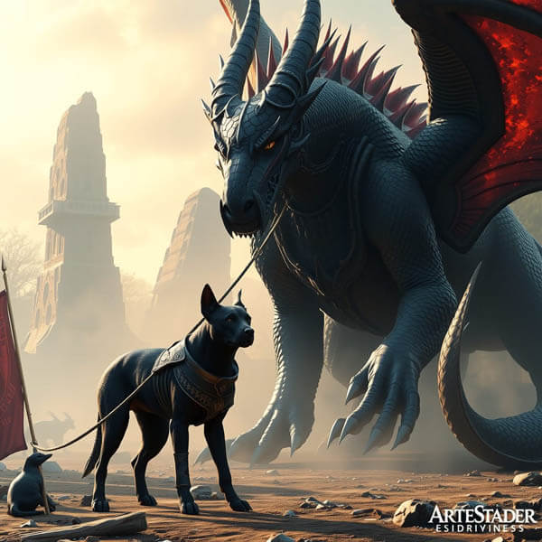 DIGITAL DOG ART AI GENERATED GALLERY