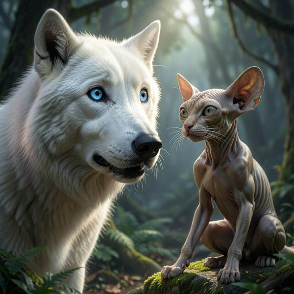 DIGITAL DOG ART AI GENERATED GALLERY