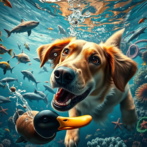 DIGITAL DOG ART AI GENERATED GALLERY