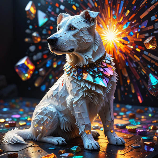 DIGITAL DOG ART AI GENERATED GALLERY