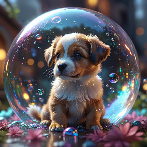 DIGITAL DOG ART AI GENERATED GALLERY