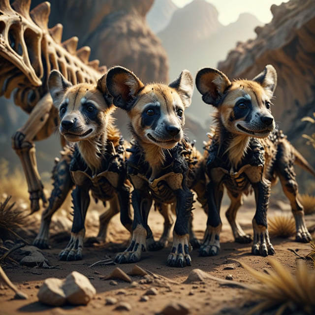 DIGITAL DOG ART AI GENERATED GALLERY