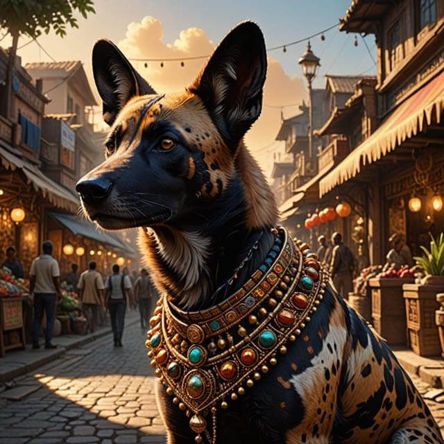 DIGITAL DOG ART AI GENERATED GALLERY