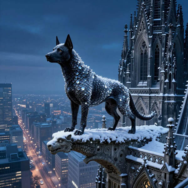 DIGITAL DOG ART AI GENERATED GALLERY