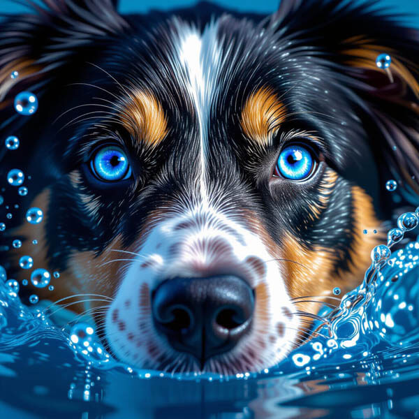 DIGITAL DOG ART AI GENERATED GALLERY