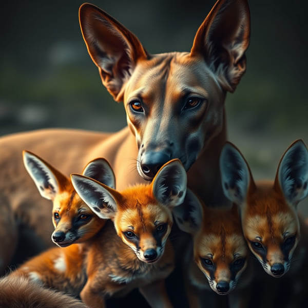 DIGITAL DOG ART AI GENERATED GALLERY