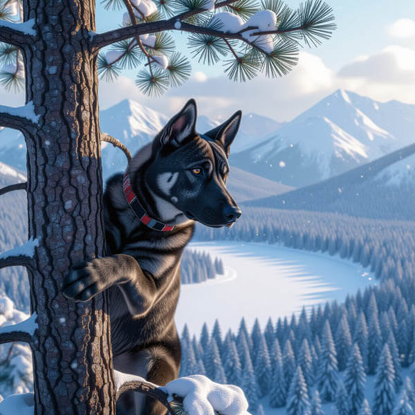 DIGITAL DOG ART AI GENERATED GALLERY