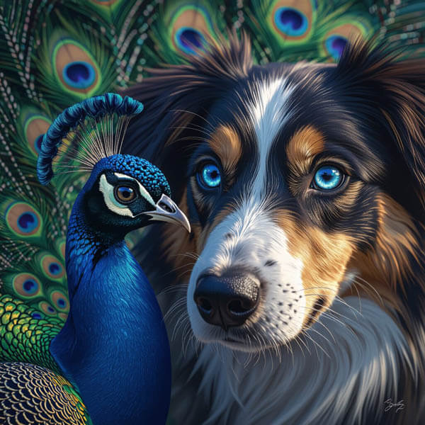 DIGITAL DOG ART AI GENERATED GALLERY