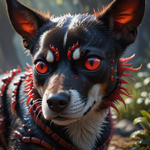 DIGITAL DOG ART AI GENERATED GALLERY