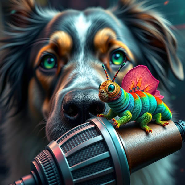 DIGITAL DOG ART AI GENERATED GALLERY