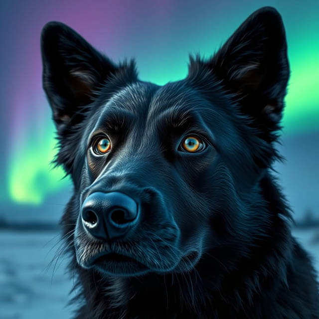 DIGITAL DOG ART AI GENERATED GALLERY