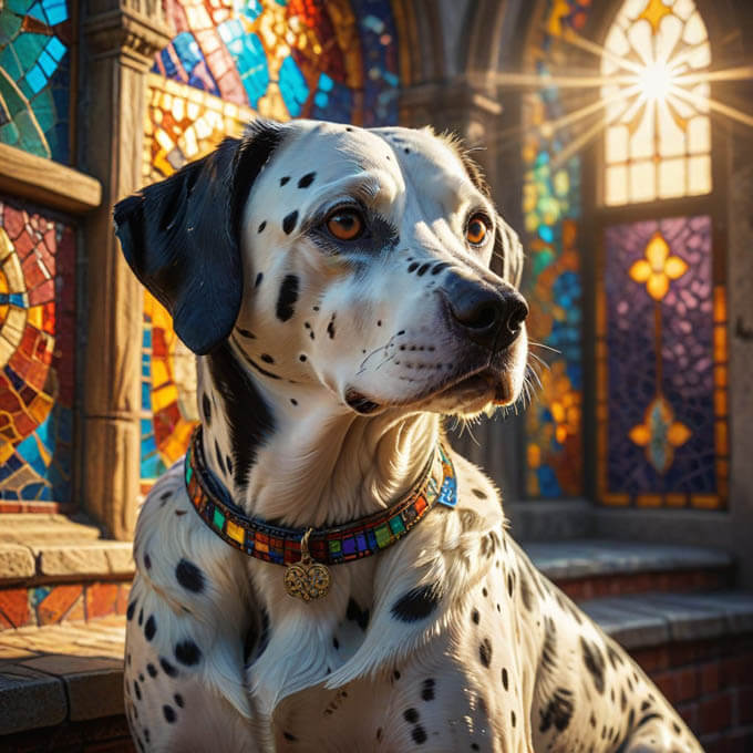 DIGITAL DOG ART AI GENERATED GALLERY
